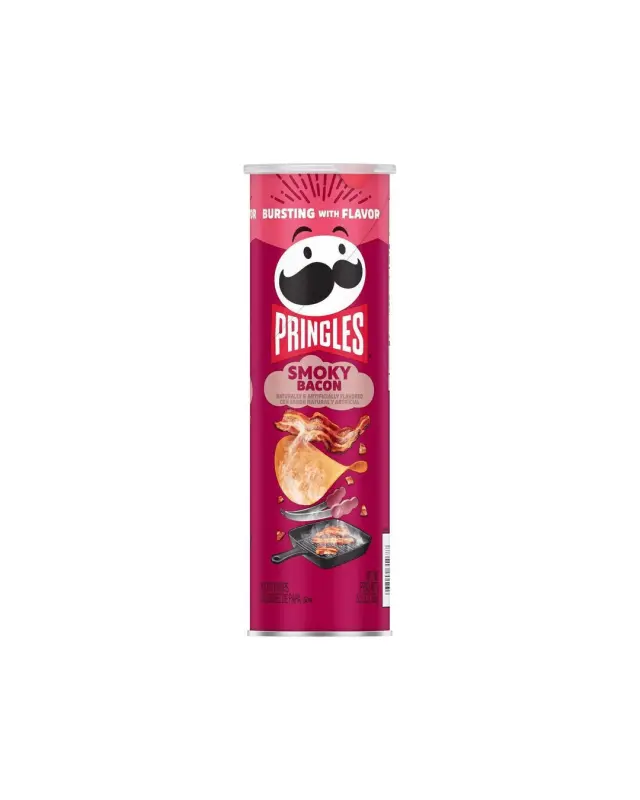 Pringles Smoky Bacon 158gr us