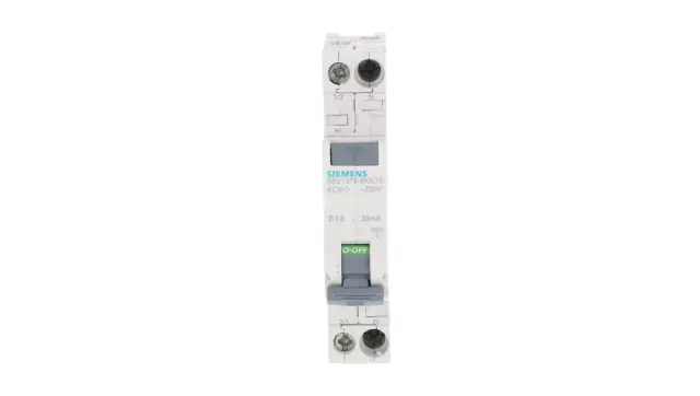 RCBO compact 1P+N 6 kA type A 30 mA B16