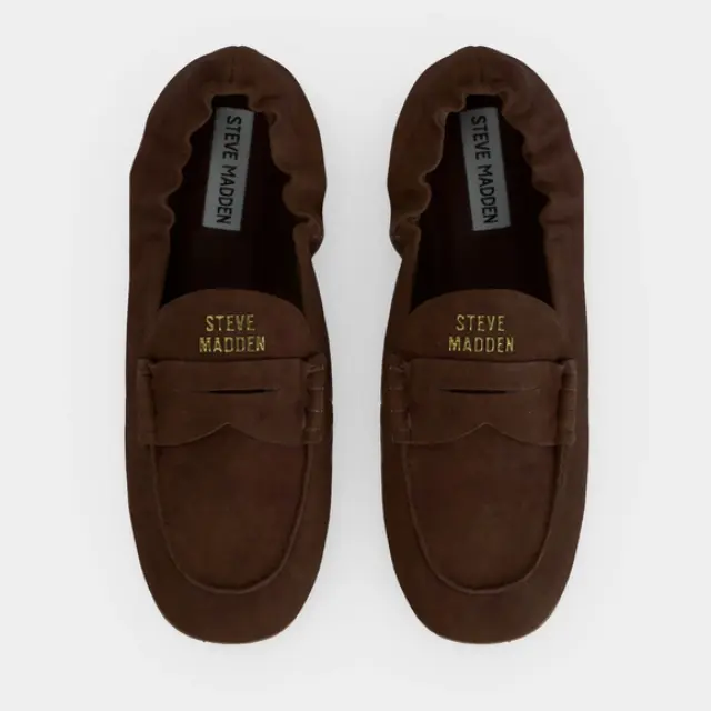 Γυναικεία Δερμάτινα Loafers Steve Madden 11005672-880 Καφέ Καστόρι Καφέ - 36 3