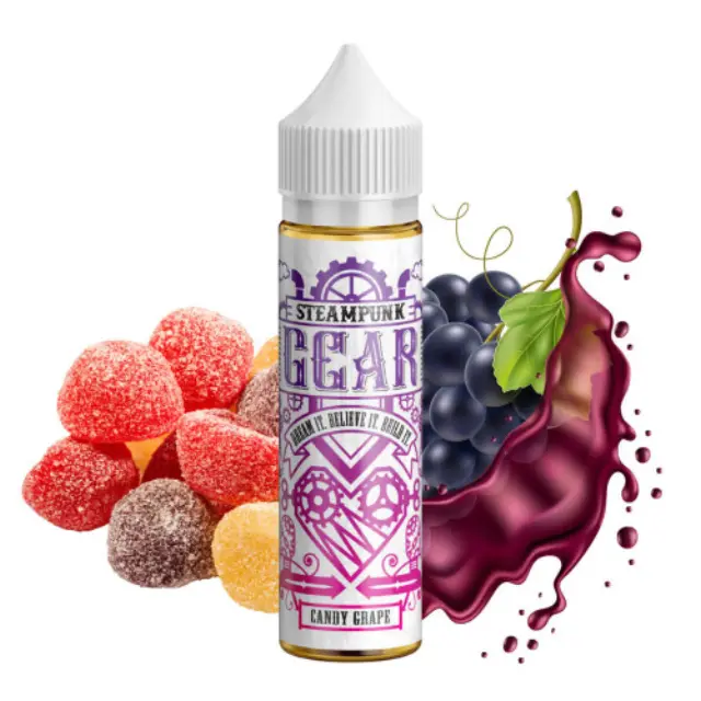 Candy Grape 20ml (60ml) - Steampunk Gear Flavorshots
