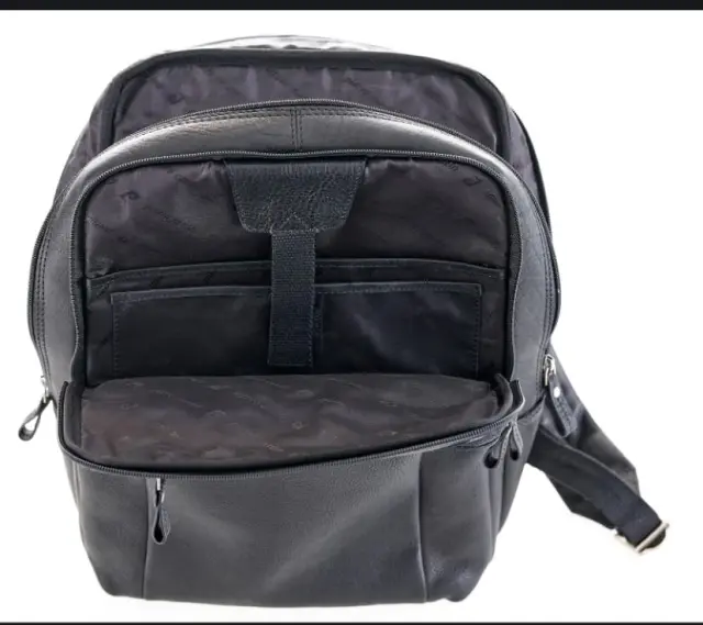 Σακίδιο πλάτης backpack Pierre Cardin, γνήσιο δέρμα, χρώμα κονιάκ,16423 tilak112 3