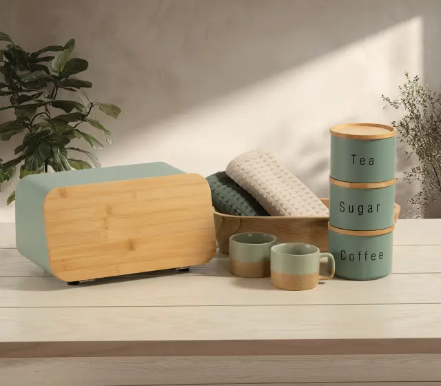 Nef-Nef Homeware Ψωμιέρα 34,5x19x17 Green 3