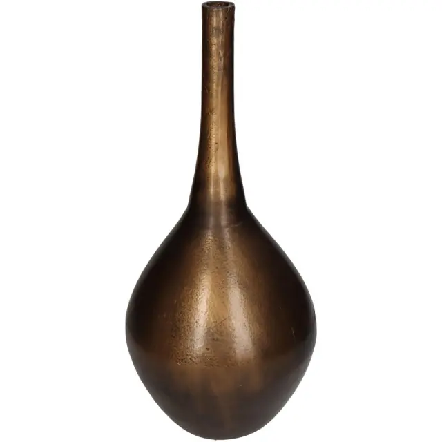Βάζο Μπρονζέ Αλουμίνιο 18x18x41cm