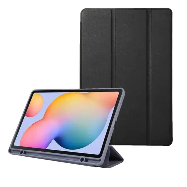 Smart Tri-Fold Θήκη για Samsung Galaxy Tab S6 Lite- Black OEM