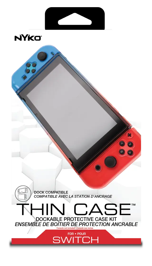 Nyko Thin Case (Red/Blue) - Nintendo Switch