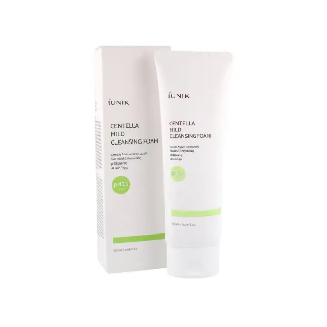 iUNIK Centella Mild Cleansing Foam Απαλό Καθαριστικό Προσώπου, 120ml
