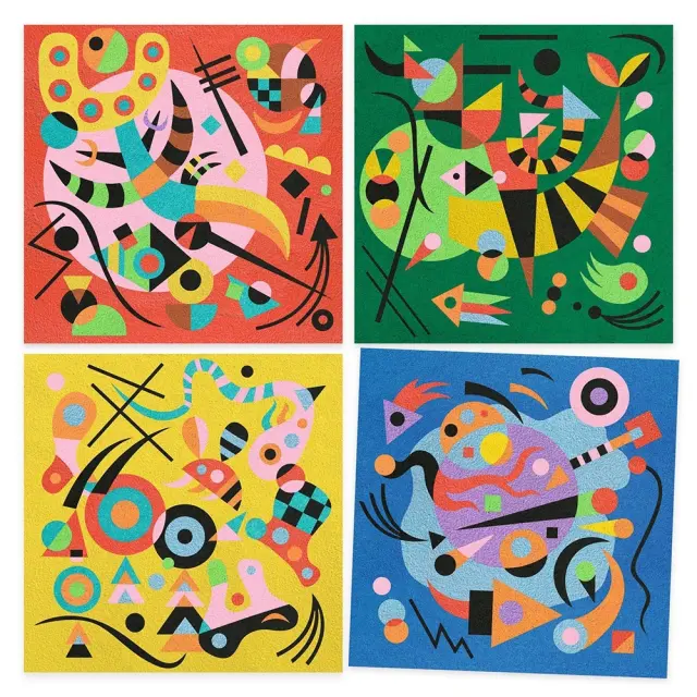 Djeco Inspired by Vassily Kandinsky - Ζωγραφική με άμμο Αφηρημένη Τέχνη 7+ ετών 09382 2