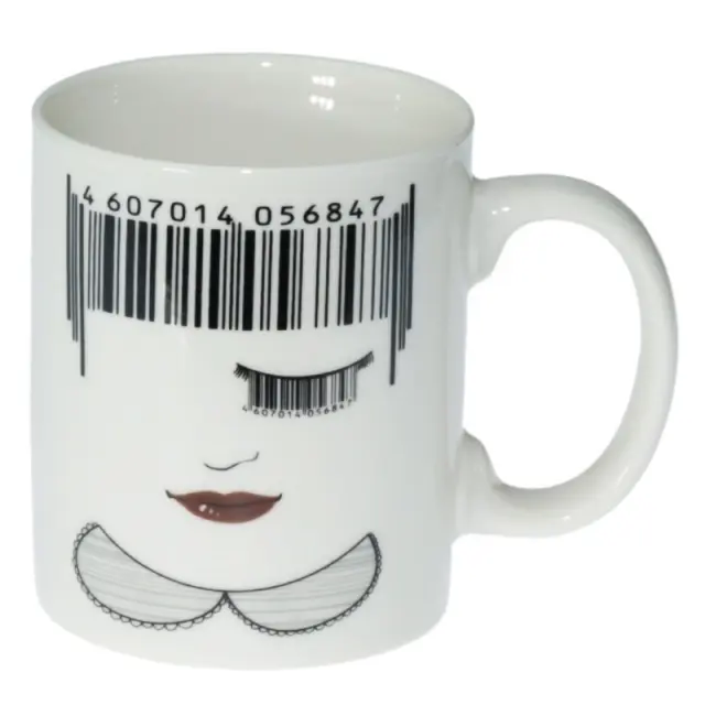 Viosarp Κούπα Κεραμική BARCODE 8.x9,5cm VC2964 1τεμ