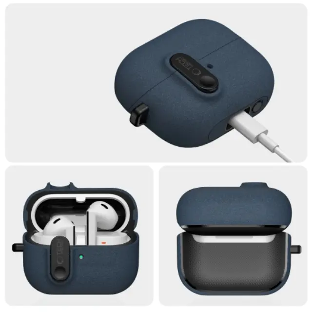 Tech-protect Slim Hook Samsung Galaxy Buds 3 / 3 Fe / 3 Pro Fluffy Blue 3