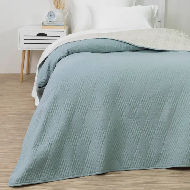 Κουβερλί Diamond Μονό Εκρού-Καφέ 160 x 240 cm Εκρού-Καφέ 160 x 240 cm