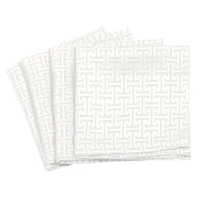 GREENWICH POLO CLUB ΣΕΤ ΠΕΤΣΕΤΕΣ ΦΑΓΗΤΟΥ 40Χ40 3006 WHITE