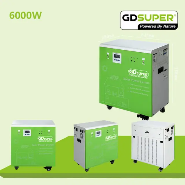 Ηλιακό Σύστημα Ενέργειας 6000W με MPPT 60A και Μπαταρία Λιθίου 51.2V 200Ah - 6000W Solar Power System with 60A MPPT and 51.2V 200Ah Lithium Battery 0234081 2