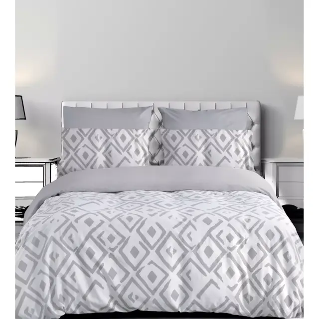 ROMVOS2 GREY ΠΑΠΛΩΜΑΤΟΘΗΚΗ KING 240Χ250 CM 2*50X70CM 144TC 100% COTΤΟΝ - -