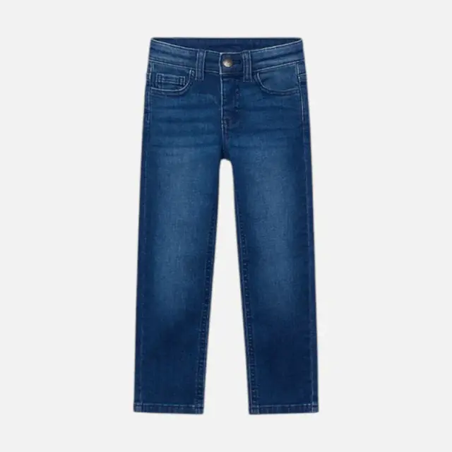 Mayoral Παντελόνι Τζιν Slim Fit Basic Τζιν Σκούρο για Αγόρι