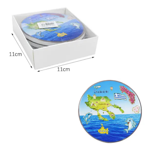 Σετ σουβέρ Chalkidiki 4τμχ - Coaster set 4pcs 026068 2