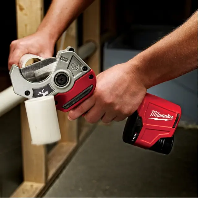 Milwaukee 4933416550 - Κόφτης PVC Σωλήνων Μπαταρίας C12 PPC-0 MW, Li-ion (Χωρίς Μπαταρία + Φορτιστή) 2