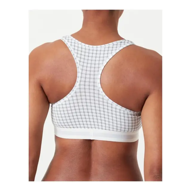 Tommy Hilfiger Γυναικείο Μπουστάκι TH Original Racerback, Χρώμα Ctb Grid Check Ivory - S 2