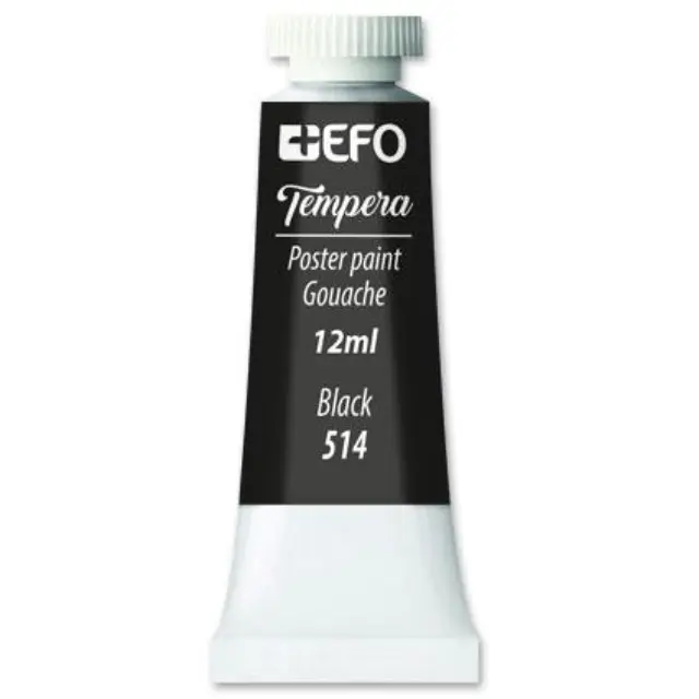 Τέμπερες +Efo 12x12ml Μαύρο