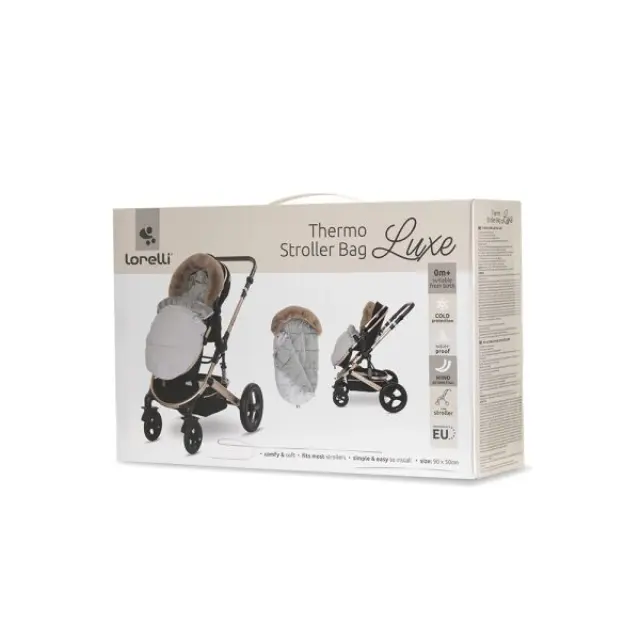 Lorelli Thermo Luxe Ποδόσακος Καροτσιού 88*46cm Grey 10420030002 3