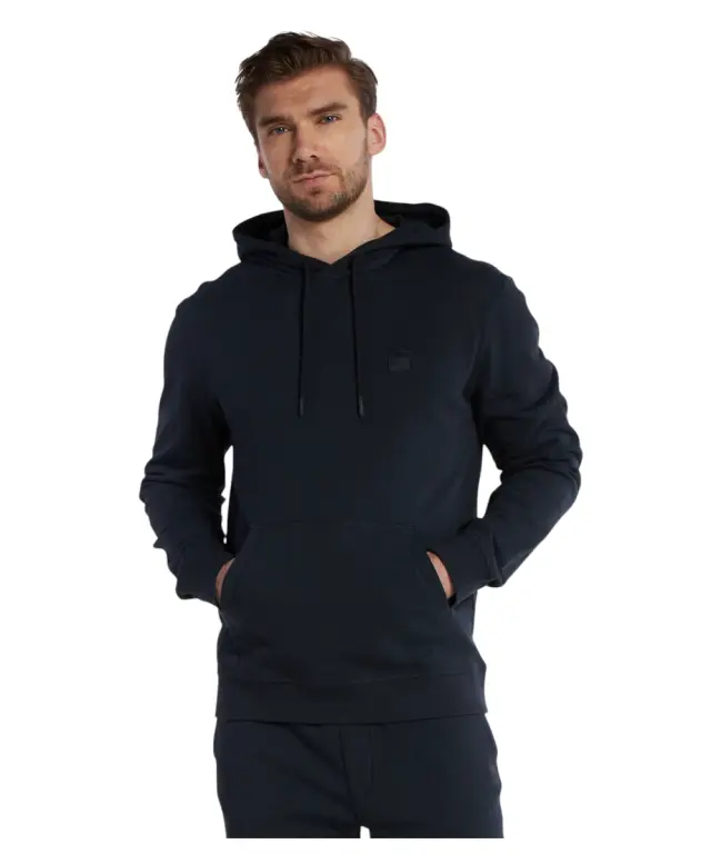 Hugo Boss - Ανδρικό Φούτερ Με Κουκούλα Wetalk 50509314-404 Μπλε