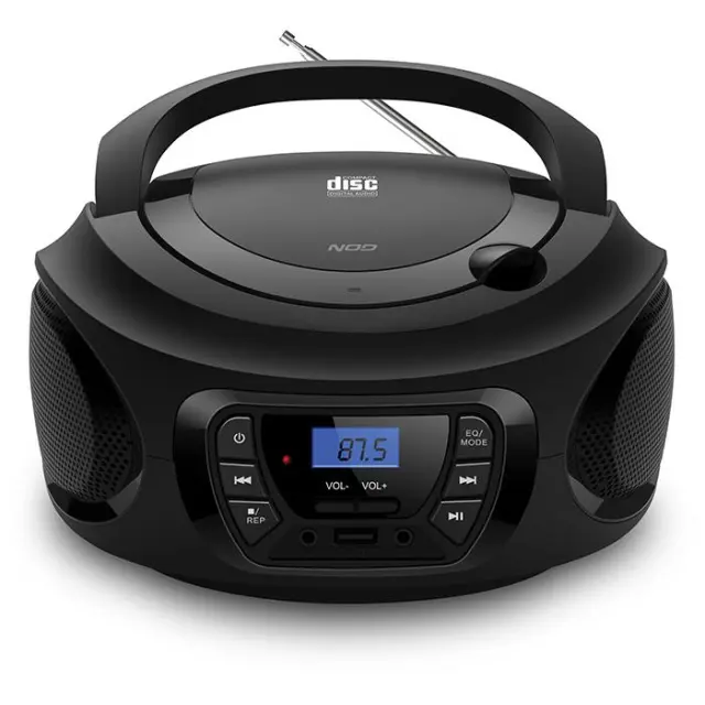 Φορητό ραδιόφωνο με CD / USB / MP3 / AUX και οθόνη LCD.