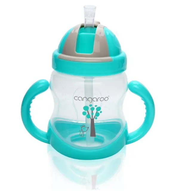 Εκπαιδευτικό Ποτηράκι 6m+ 280ml Boo Blue C0582 Cangaroo 3800146259785 2