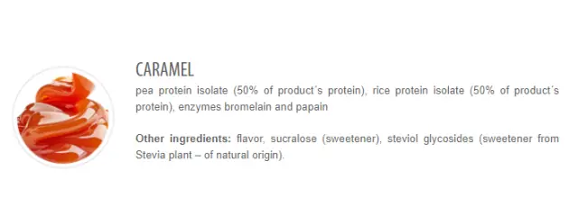 Extrifit Vegan 80 caramel, 1000-g 3