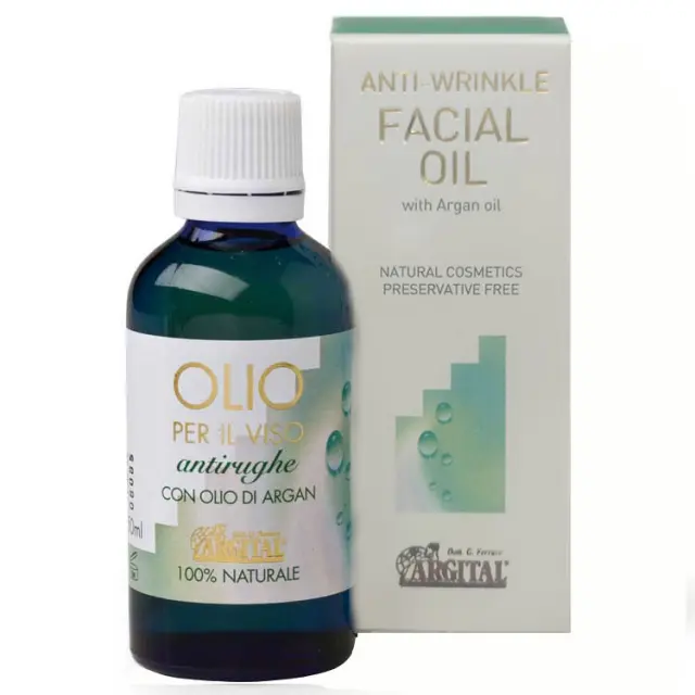 ARGITAL Anti-Wrinkle Facial Oil – Φυσικό Αντιρυτιδικό Έλαιο Προσώπου με Έλαιο Argan, 50 ml