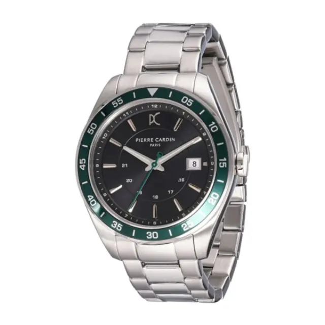 Pierre Cardin Nation, Men's Watch, Silver Stainless Steel Bracelet CF.1003.MS.4