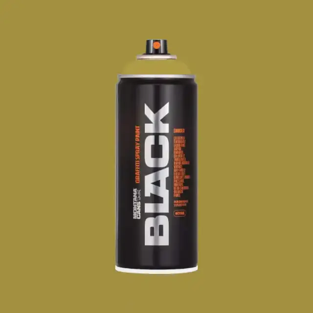 Montana Black Spray Paint 400ml BLK-6620 Hemp