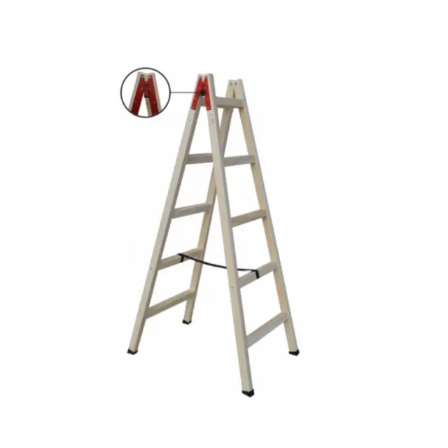 Gtmed Ξύλινη Σκάλα 2.50m 8 σκαλοπάτια / WOOD250 2