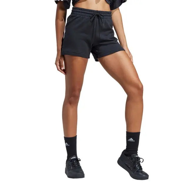 adidas Sportswear Women's Linear French Terry Shorts Μαύρο IC4442 (adidas Sportswear) - Small 3