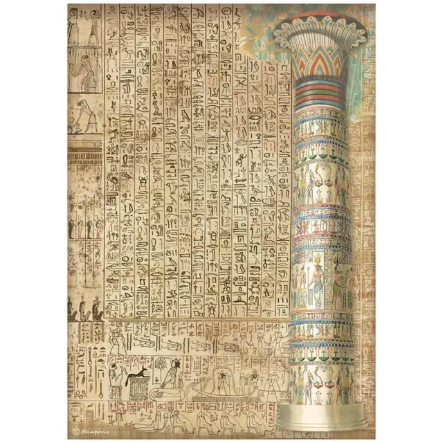 Ριζόχαρτο ντεκουπάζ Stamperia 21x29cm A4, Fortune, Egypt