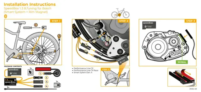 ΚΥΚΛΩΜΑ SPEEDBOX 1.3 ΓΙΑ BOSCH SMART SYSTEM GEN4 ΜΕ RIM MAGNET 3