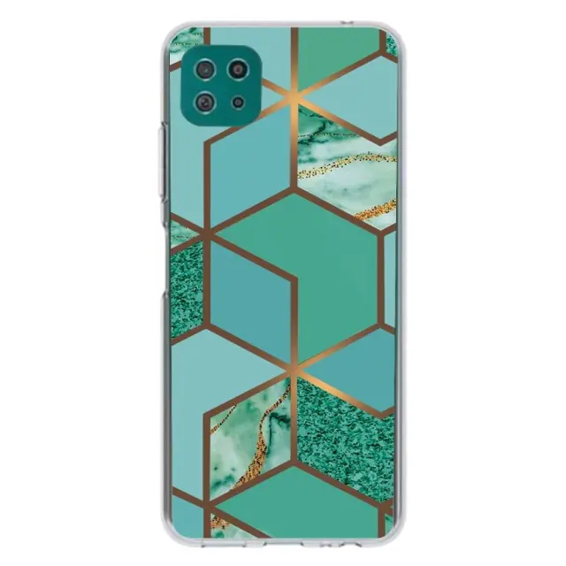 Marble Silicone Case Θήκη Σιλικόνης Για Samsung Galaxy A22 5G - Πράσινο OEM