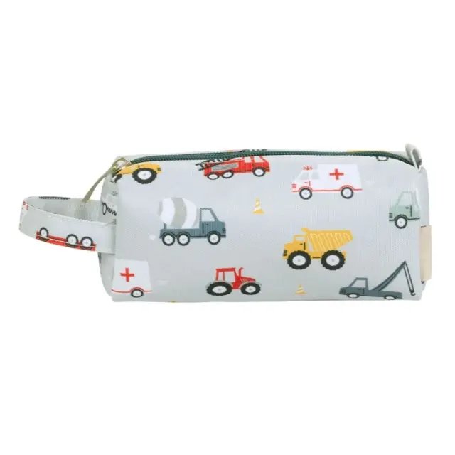 A Little Lovely Company Κασετίνα Βαρελάκι Vehicles PEVEBU16 2