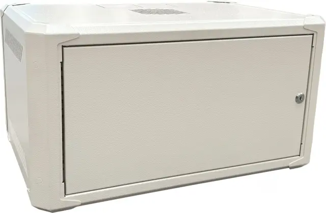 Conexpro networking cabinet 19" 4U/400mm, FLAT PACK, metal door