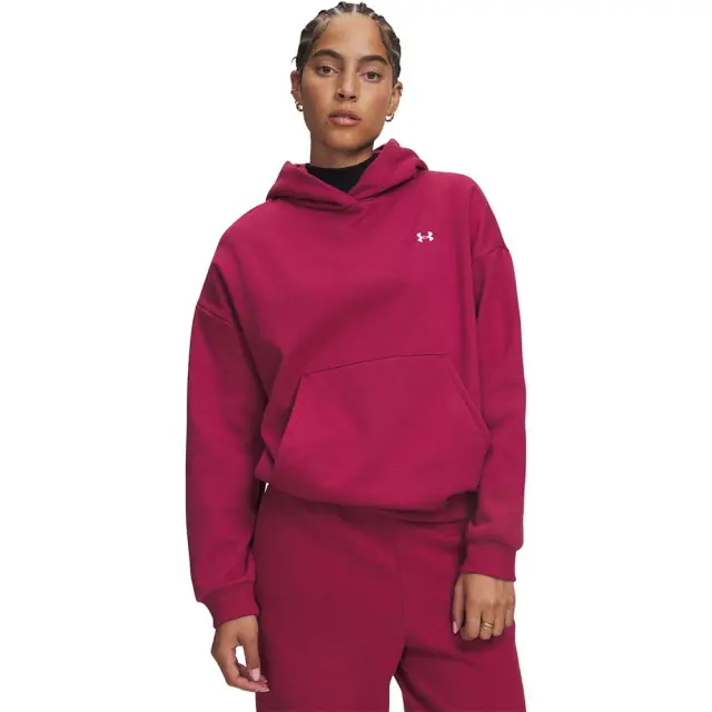 Under Armour Women's Icon Fleece Hoodie Μπορντό 6013544-622 (Under Armour)