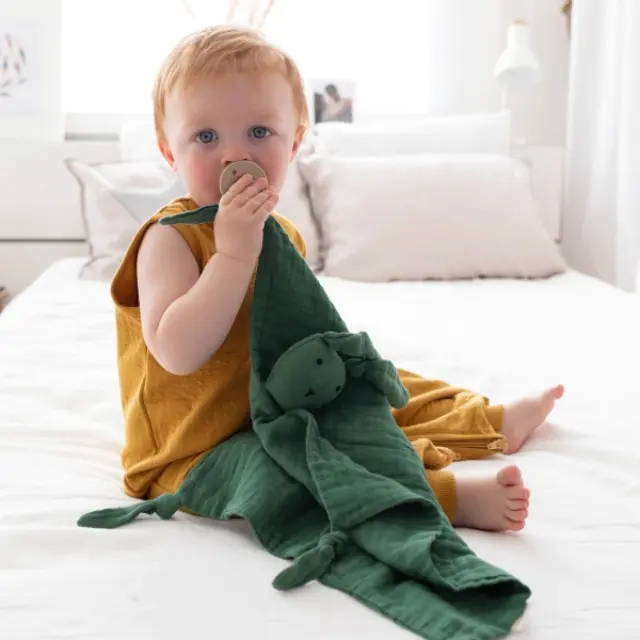 Πανάκι Παρηγοριάς Bemini Green Bunny 100%Cotton