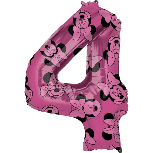 Μπαλόνι Φοιλ 26 Νούμερο 4 Minnie Mouse Forever / 66 εκ