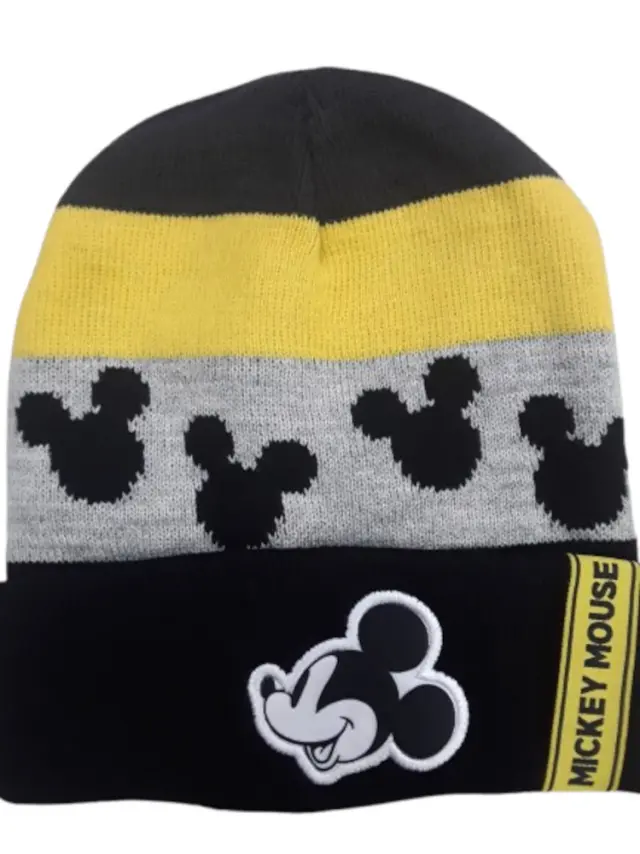 Σκούφος Mickey Black Yellow 7120740 - 54 cm (6-10Υ) 3