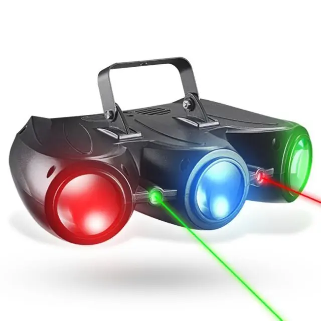 LIGHT4ME AIRSHIP 3 lighting multi-effect 2-in-1 stage lighting LED DMX 192x0.064W R/G/B/W red laser 100 mW green laser 30 mW mounting bracket