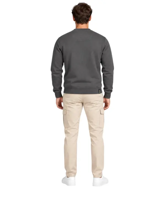 Accademia Militare - Ανδρική Μπλούζα Φούτερ W6S731-5731-002 Μαύρο 3