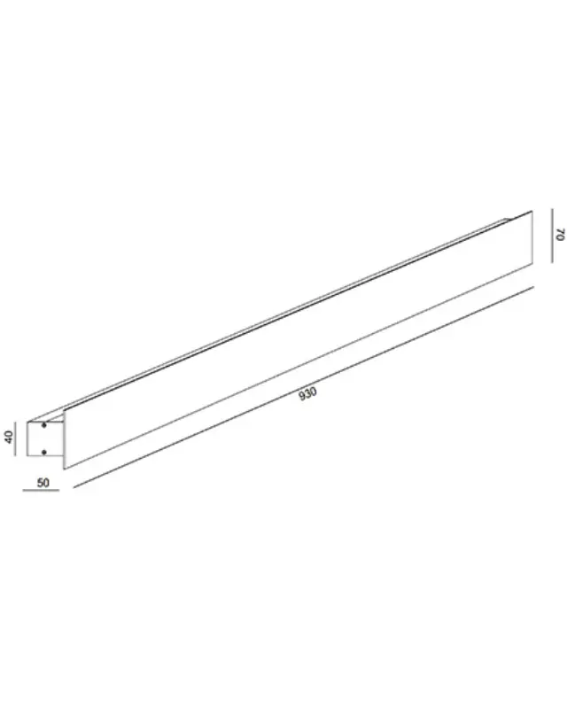 Lotus 3559-26 φωτιστικό απλίκα 93cm Άσπρο 3