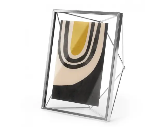 Κορνίζα Prisma Umbra με διαστάσεις 18x7x23cm και διαστάσεις φωτογραφίας 13x18cm - Χρώμιο313015-158 2
