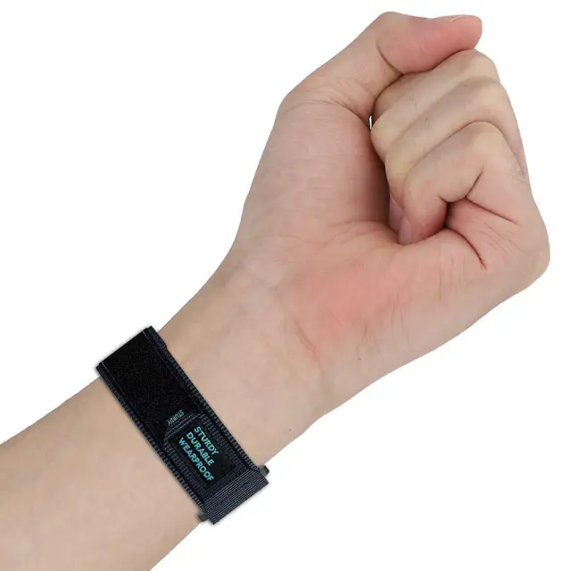 Techsuit - Watchband QuickFit 26mm (W057) - Garmin Fenix 5X/5X Plus/6X/6X Pro/7X/8/8 Pro/9/9 Pro (51mm) - Black 3