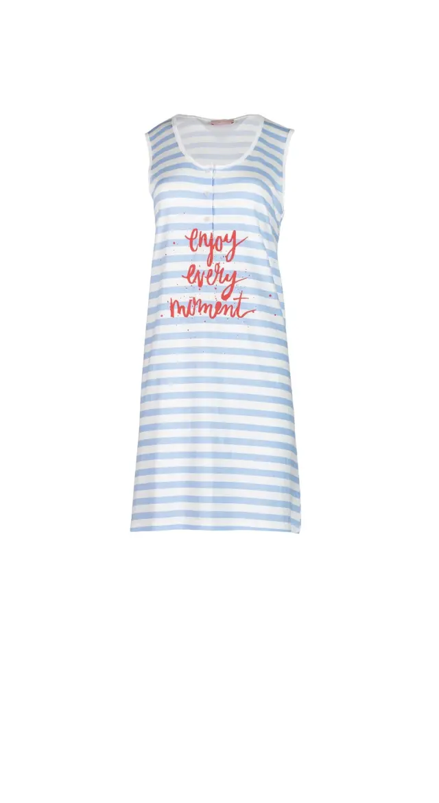 S761 - Coral - NIGHTGOWN STRIPES 3