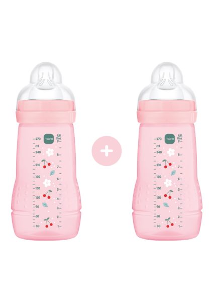 Μam Easy Active Μπιμπερό SkinSoft Εργονομικό Μεγάλης Ροής 2τμχ (2m+) Μπλέ