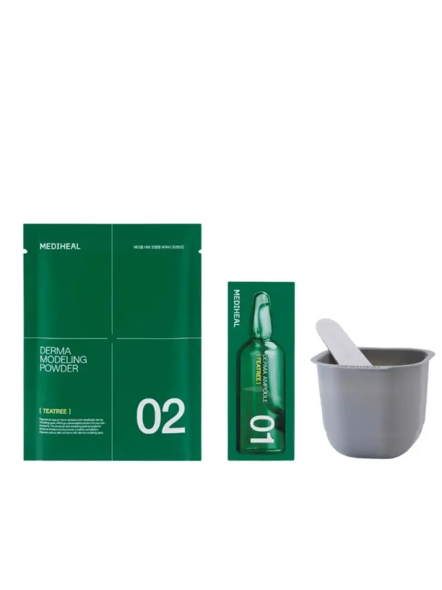 Mediheal Derma Modeling Pack Teatree Calming -Μάσκα μοντελοποίησης με εκχύλισμα τεϊόδεντρου και λιποσώματα 2