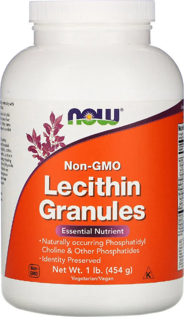 Now Foods Lecithin Granules Συμπλήρωμα Διατροφής με Λεκιθίνη 454gr